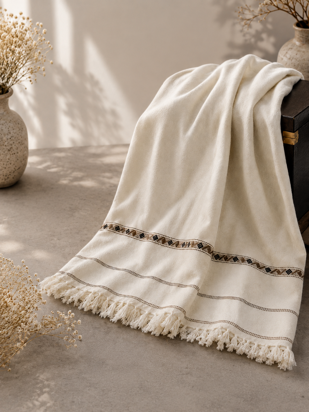 J. SPECIAL EXECUTIVE WOOL SHAWL