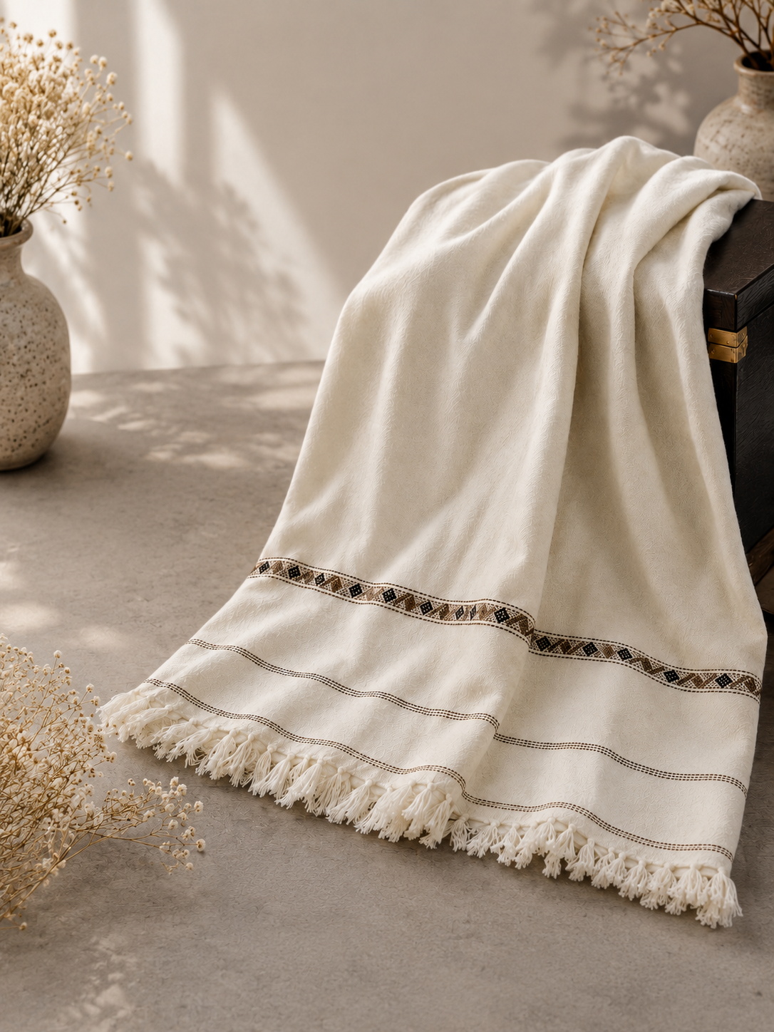 J. SPECIAL EXECUTIVE WOOL SHAWL