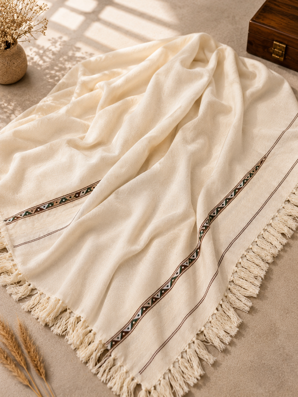 J. PREMIUM WOOL SHAWL